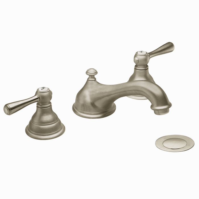 T6105BN,ORB Moen Kingsley Widespread Bathroom Faucet with Drain
